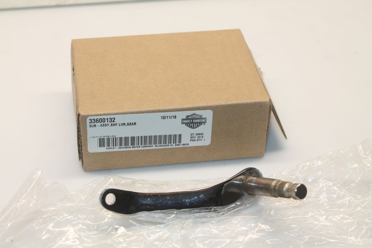 Bras de sélecteur Harley Davidson Softail 33600132 levier vitesse commande pied