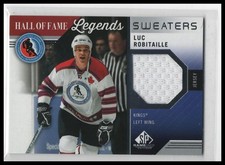 2021-22 SP Game Used #HOF-LR Luc Robitaille HOF Legends Sweaters
