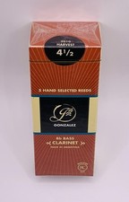 Gonzalez RC Bb Bass Clarinet Reeds Strength 4.5, Box of 5
