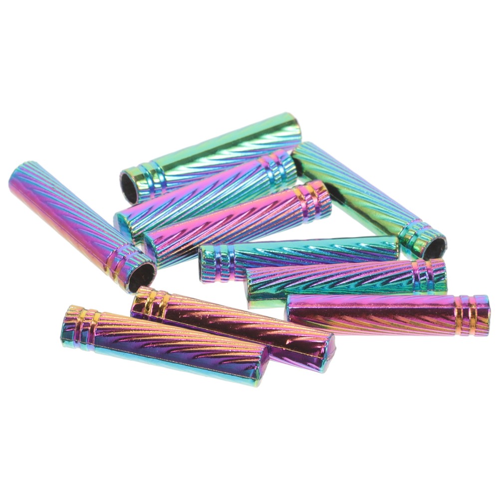 APL 10 Pezzi Clip di Ricambio per Laccio per Scarpe con Testa in Metallo Bianco per Sneakers