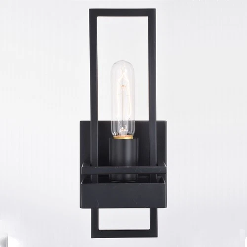 Vaxcel Lighting W0344 Marquis 1 Light 12" Tall Wall Sconce - Black - Picture 6 of 11