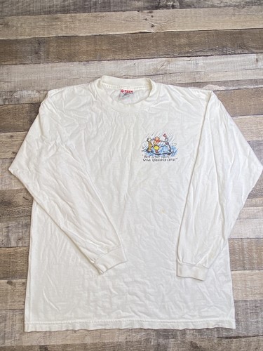 Camiseta De Colección Años 90 Grateful Dead Cadena Ininterrumpida Para Hombres Banda L Concierto Blanca EE. UU. - Imagen 6 de 13