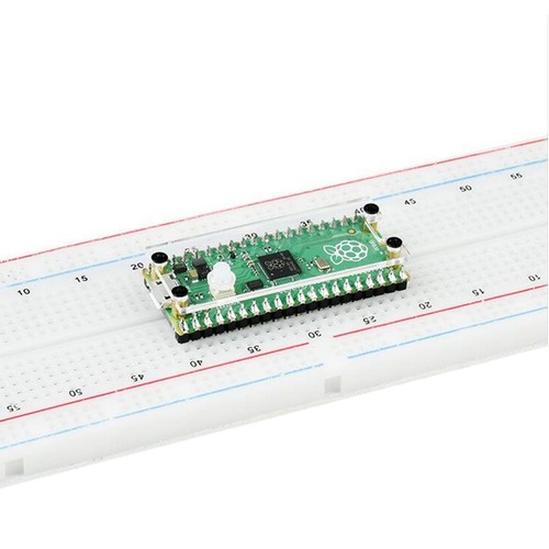 Clear Acrylic Top&Bottom Panel Case With Customs Key Cap for Raspberry Pi Pico A - Afbeelding 13 van 15