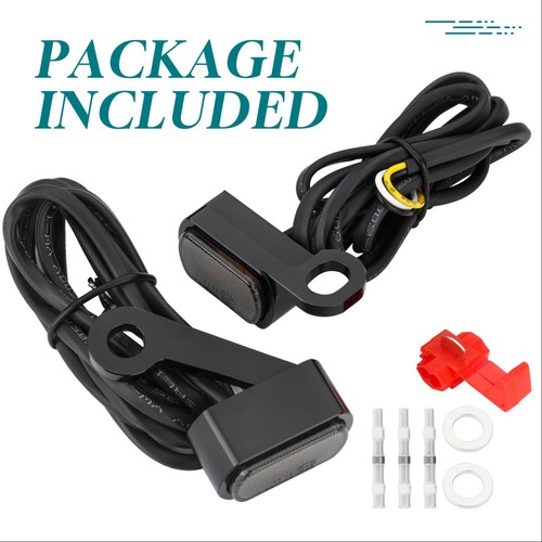 For Harley Sportster XL Front Turn Signal Handlebar LED Light Kit 2004-up - Picture 7 of 7