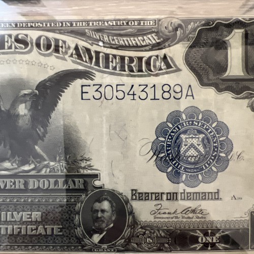 Fr.235 1899 $1 One Dollar Silver Certificate BLACK EAGLE VF30 - Picture 11 of 17