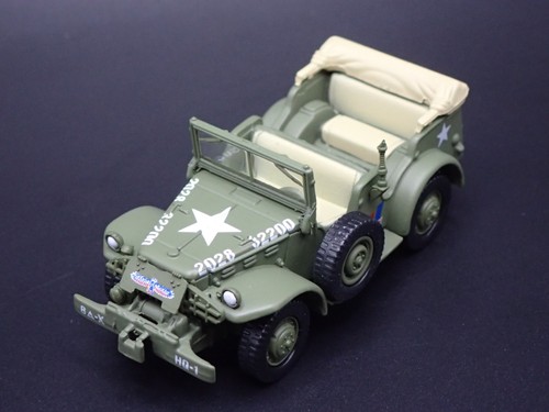 WWII DODGE WC57 Comando Auto Esercito Militare V-J Giorno 1:64 Scala Modellino - Foto 6 di 8