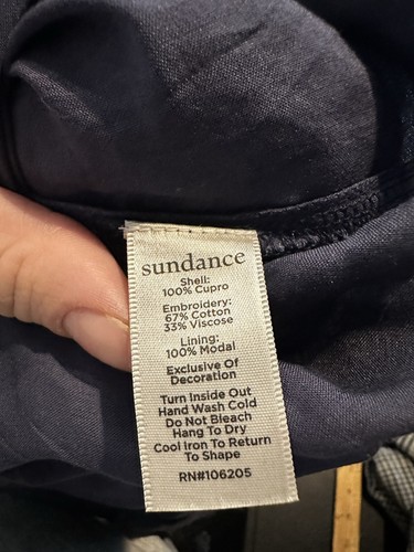 Sundance XL Women Gemma Elegance Top Blouse Longsleeve Embroidered N27 - Picture 7 of 8