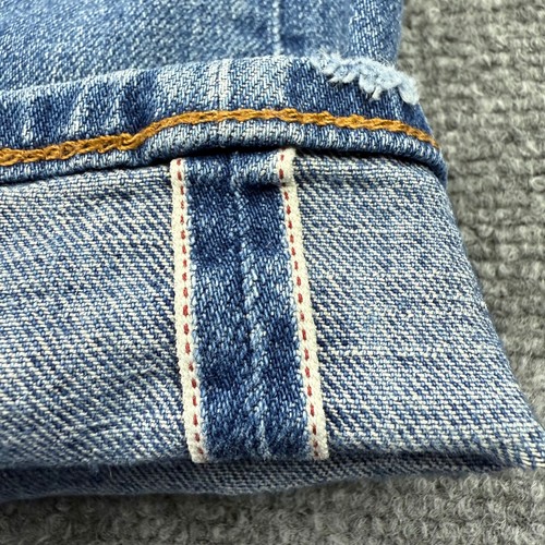 Revtown Jeans Herren 32x30 (Passform 33x28) Tapered Selvedge Decade Denim Baumwolle Leinen - Bild 2 von 15