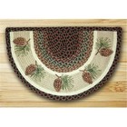 Earth Rugs 32-081P Printed Slice- Pinecone