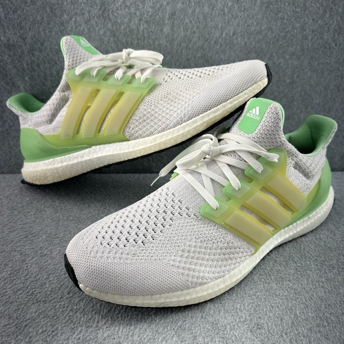 Adidas Ultraboost 5.0 DNA Mens Size 14 White Beam Green Running Shoes GV8730 - Picture 15 of 16