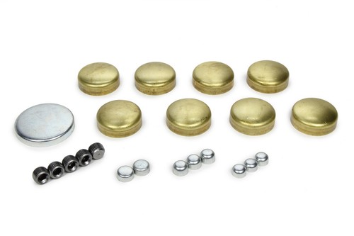 Pioneer PE-100-BR, Kit Natural Brass / Steel 350 Chevy Freeze Plug Kit - Brass ( - Picture 3 of 10