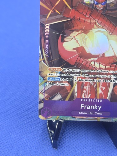 One Piece Imperatori nel Nuovo Mondo Franky OP09-072 Parallelo Alt Art quasi nuovo - Foto 5 di 11