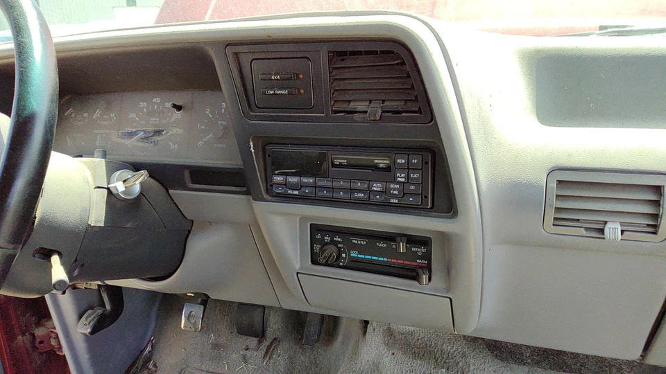 1993 94 Ford Explorer moldura acabamento em torno do velocímetro painel surround fabricante de equipamento original cinza - Imagem 3 de 3