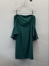 Vince Camuto NWT Green Off Shoulder Bell Sleeve Sheath Dress Women's Size 4