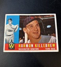 1960 Topps - Harmon Killebrew #210 (crease)