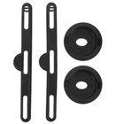  2 Sets Bed Folding Table Accessories Cup Holder Camping Desk Cups Holders