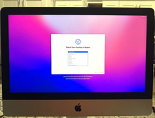 Apple iMac All-in-One Desktop Computer Silver w/ Apple Keyboard  Trackpad