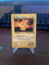Lt. Surge's Pikachu 84/132 Gym Challenge 