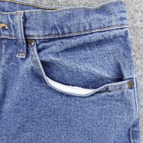 Wrangler Jean Shorts Mens 33 Relaxed Fit Blue Denim 606WFBN Casual Summer - Bild 7 von 17