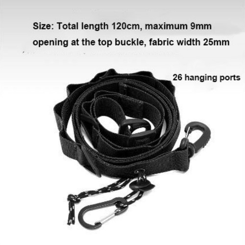 Multifunctional Clothes Drying Rope 4 Colors Hanging Buckle Storage Rope - Picture 8 of 11