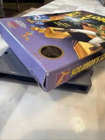 Solomon&rsquo;s Key NES Complete CIB Box Manual Inserts Near Mint