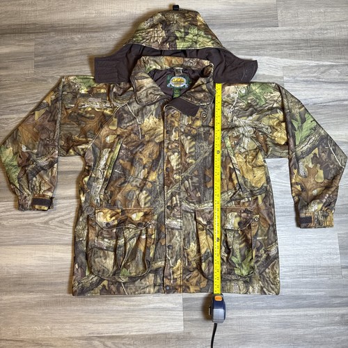 Cabela’s Jacket Mens Large Advantage Timber Camouflage Outdoors Hunting Hoodie - Picture 3 of 24