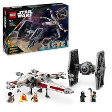 LEGO Star Wars TIE Fighter & X-Wing Mash-up Set, Starfighter Building Toy 9 Plus