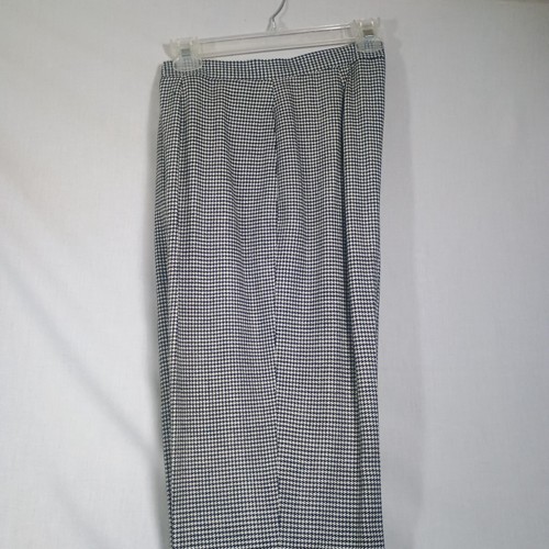 Jones New York Career Suit Womens 8 Houndstooth Wool Blend Pants Jacket Office - Picture 13 of 24