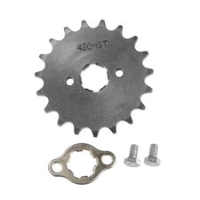 1 Set 420 19T Motorcycle Front Engine Sprocket 20mm Fits 50cc 70cc 90cc