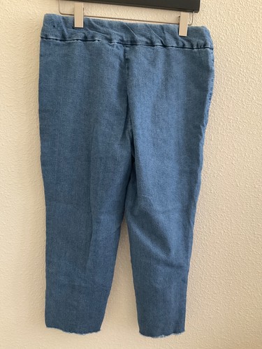 Alfred Dunner Damen bestickt Blumen blau Jeans 12P - Bild 2 von 2