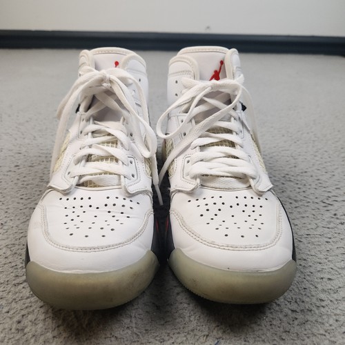 Nike Air Jordan Mars 270 White Fire Red Sneakers Youth 7Y BQ6508-100 Basketball - Picture 2 of 9
