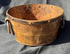 Decorative Copper Metal Oval Cachepot Planter Garden Planter Pot