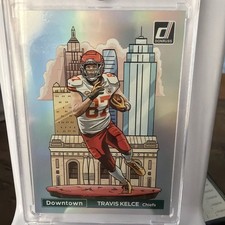 2024 Panini Donruss Travis Kelce #7 Kansas City Chiefs Downtown Insert Football