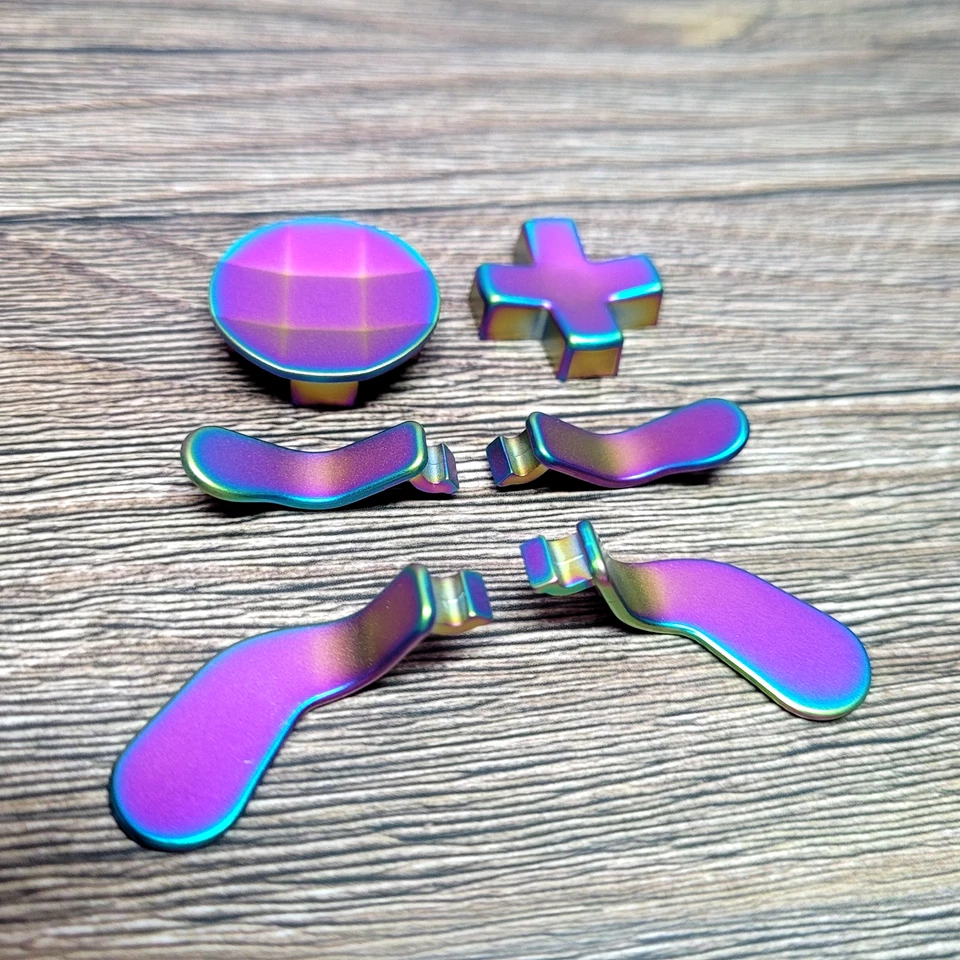 Xbox One Elite 2 Controller Attchments kit Inc 4 Paddles 2 D-pad Rainbow effect - Image 2 of 3