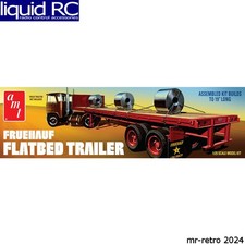 AMT 1399 1/25 Fruehauf Flatbed Trailer Plastic Model Kit