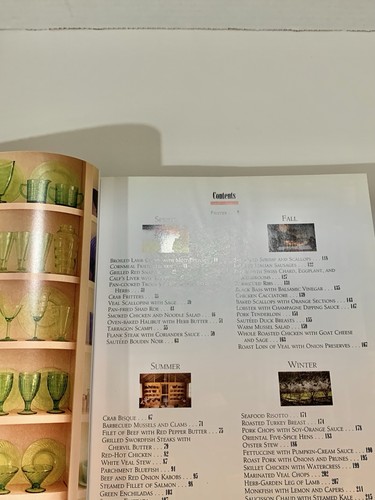 Signed Martha Stewart First Edition Cookbook Quick Cook Menus Vintage - Picture 8 of 8