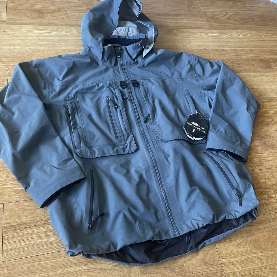 Nueva Chaqueta Grundens Oscura Y Tormentosa Azul Océano Pesca Para Hombres 3XL LEER Foto 2 de 4