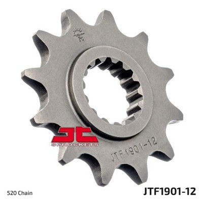 Ritzel 12 Zähne für KTM EXC 250 TPI Baujahr 2018-2022 von JT-sprockets - Neu