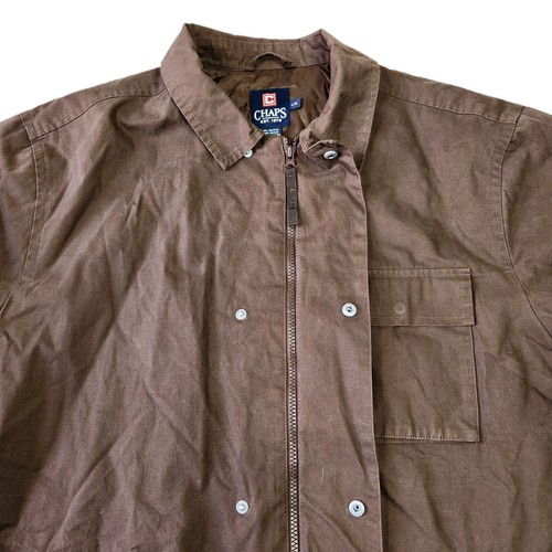 Chaps Chore Coat Mens L Quilted Yellowstone Outdoors Gorpcore Business Casual - Picture 3 of 11