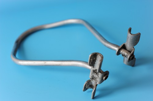 Vintage Markenlose Satteltaschenstütze Trägerhalterung. Aluminium. RH
