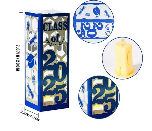 16 Pcs Graduation Lantern Boxes Class of 2025 Graduation Centerpieces Box - Picture 2 of 2