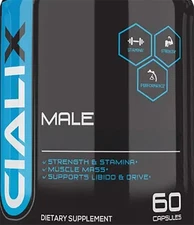 Cialix Mens Health Support Dietary Supplement For Stamina & Strength 60 Capsules