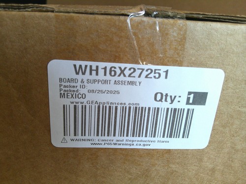 G.E. Wäschecenter Platine & Support Assembly #WH16X27251 Original OEM NEU - Bild 2 von 7