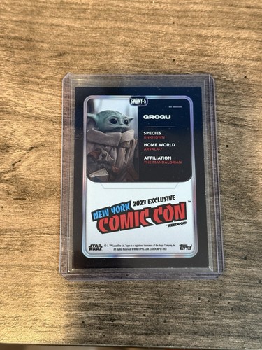New York Comic Con Exclusive Star Wars Grogu #29/75 - Picture 2 of 2