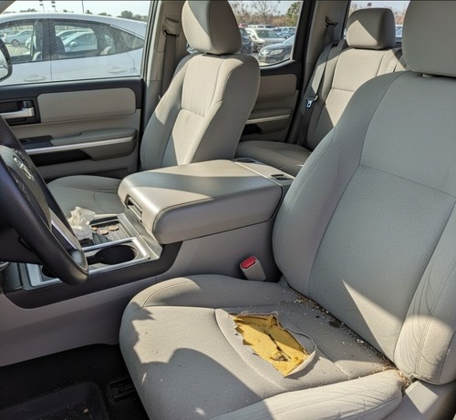 Toyota Tundra Complete Set Seat Covers W/Console,Headrest RED Leatherette LUXURY - Bild 8 von 14