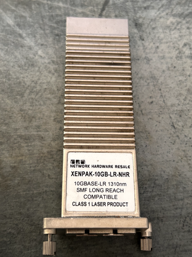 Compatible XENPAK‑10GB‑LR‑NHR 10GBASE‑LR 1310 nm SMF 10 km | Used Pulled - 第 1/1 張圖片