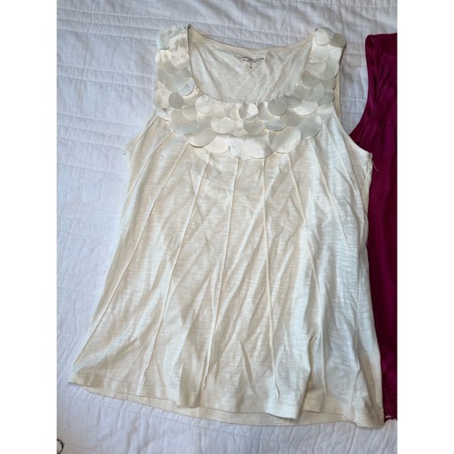 Coldwater Creek Tank Top Bundle, Size Small, NWT White/Jewel Tones, Layering - Picture 2 of 7