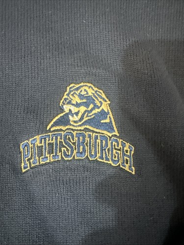 Tommy Hilfiger Golf Uni Of Pittsburgh Panthers Crewneck Sweater Navy NCAA XXL - Bild 3 von 11