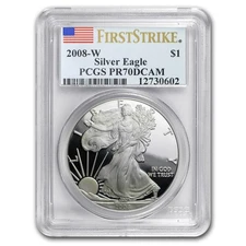 2008-W Proof American Silver Eagle PR-70 PCGS (FS)