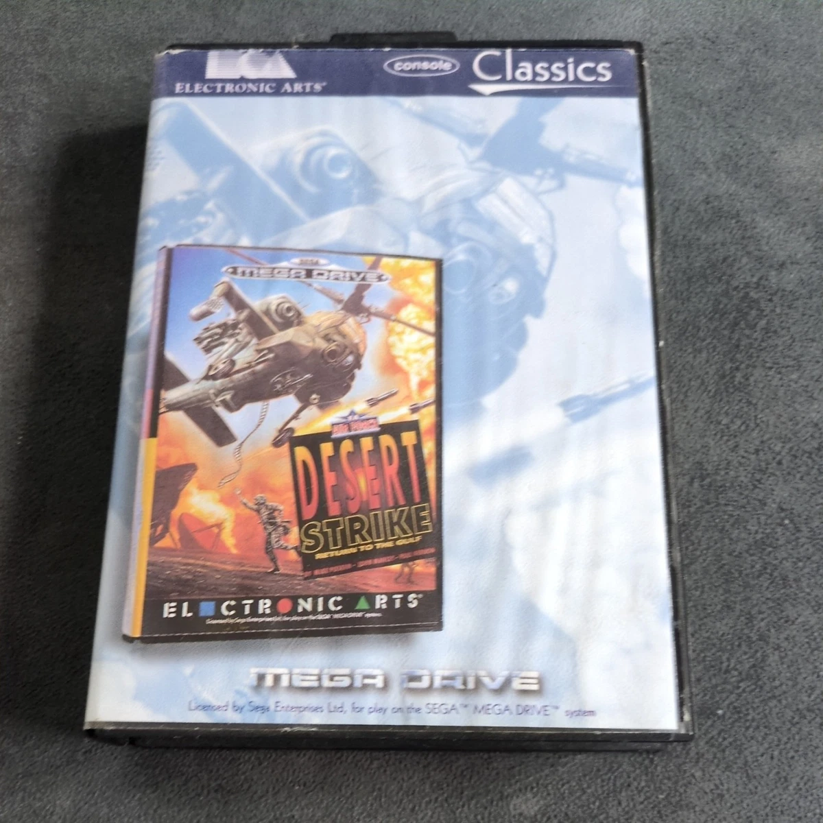 Jeu Desert Strike Sur SEGA Mega Drive, PAL, Bon état, Fonctionnel